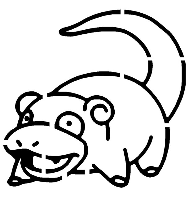 Slowpoke stencil rvl