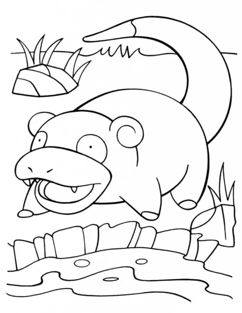 Slowpoke malvorlagen