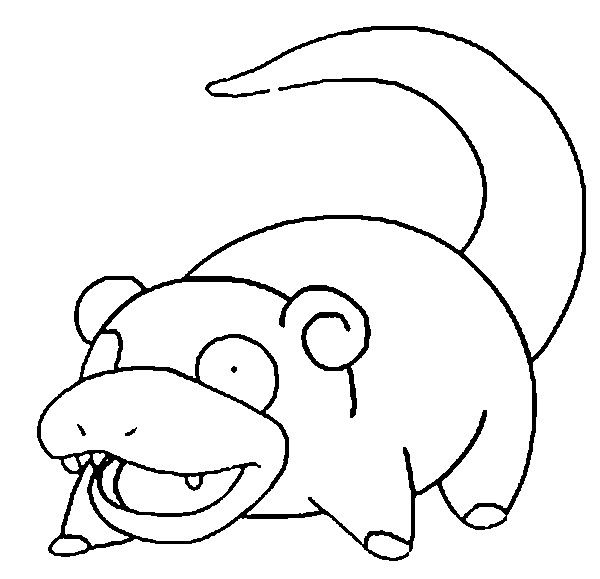 Slowpoke super coloring pages coloring pages pokemon coloring pages