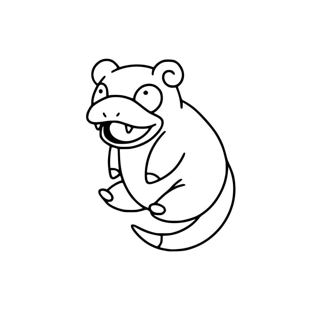 Slowpoke decal