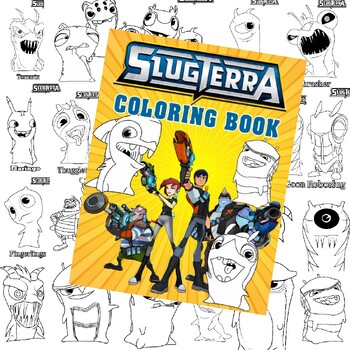 Slugterra coloring pages pictures pdf printable by tazinbooks