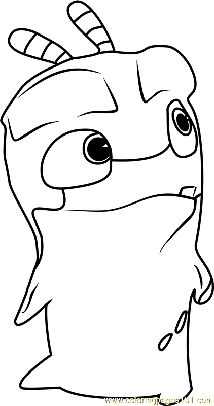 Blastipede coloring page for kids