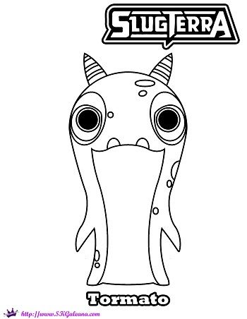 Slugterra tormato printable coloring page and wallpaper monster coloring pages coloring pages cool coloring pages