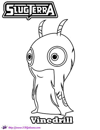 Free slugterra vinedrill printable coloring page and wallpaper coloring pages printable coloring pages printable coloring