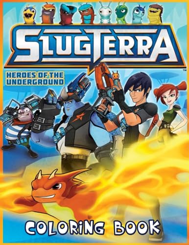 Slugterra coloring book great coloring book for kids and fans â giant pages with high quality images by jason helen