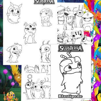 Slugterra coloring pages pictures pdf printable by tazinbooks