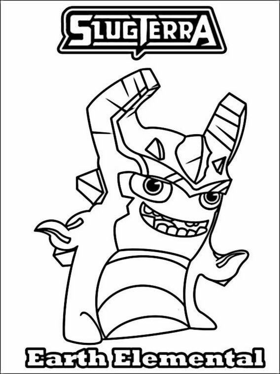 Slugterra coloring sheet