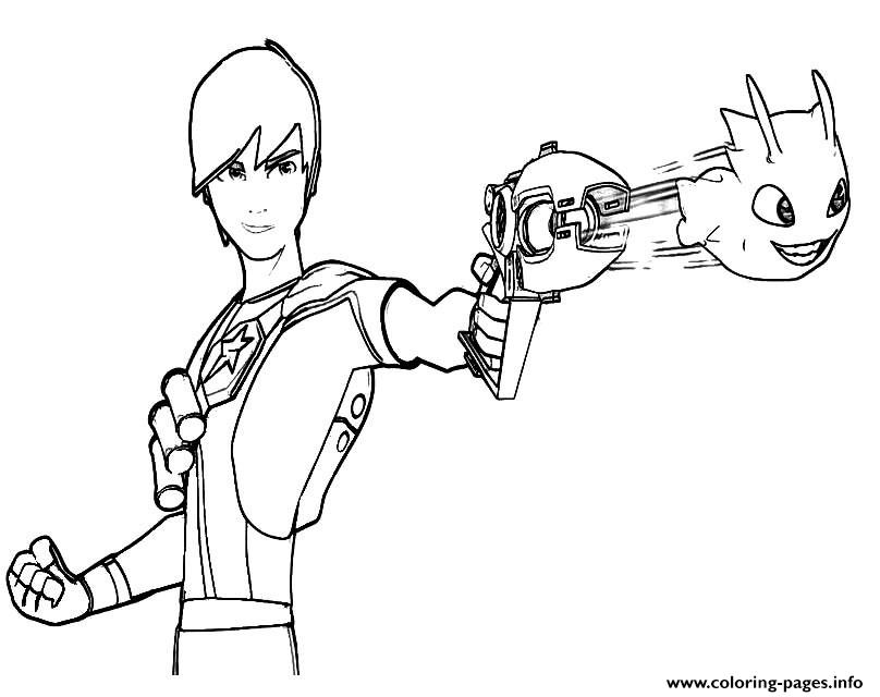 Slugterra coloring page printable