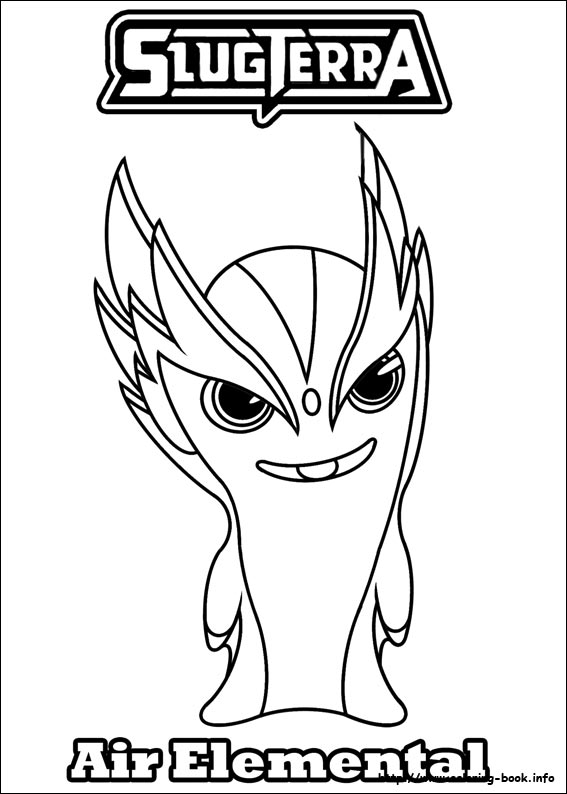 Slugterra coloring picture