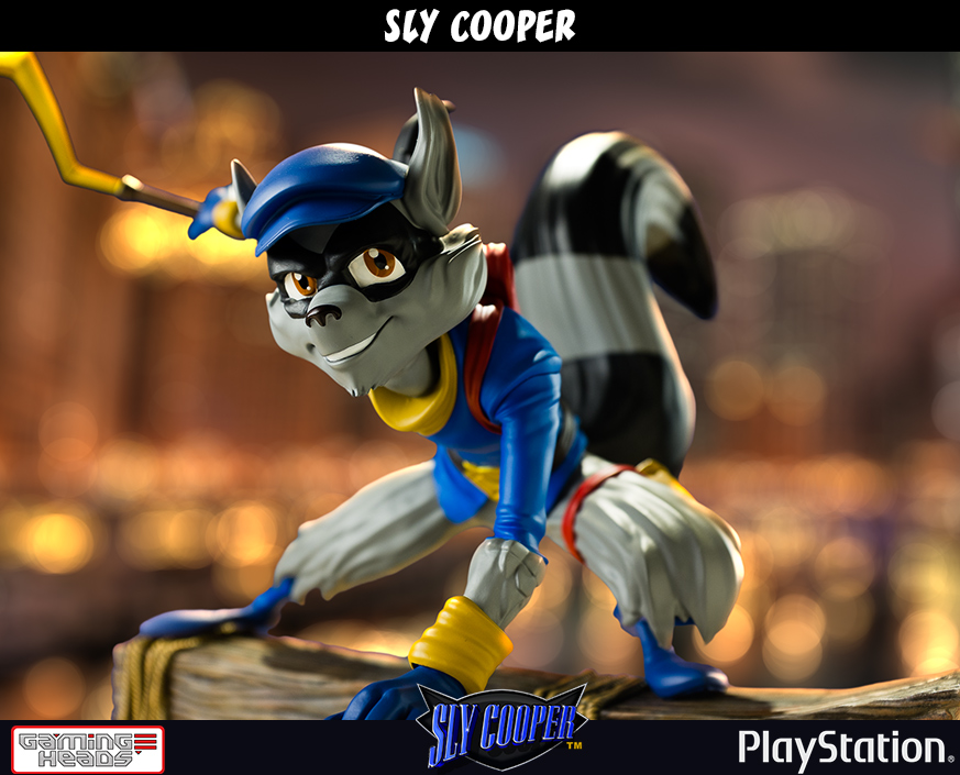 Action figure insider gaming heads presents sly cooper statue