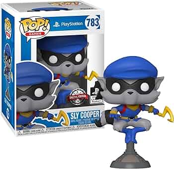 Funko pop playstation sly cooper exclusive figure toys