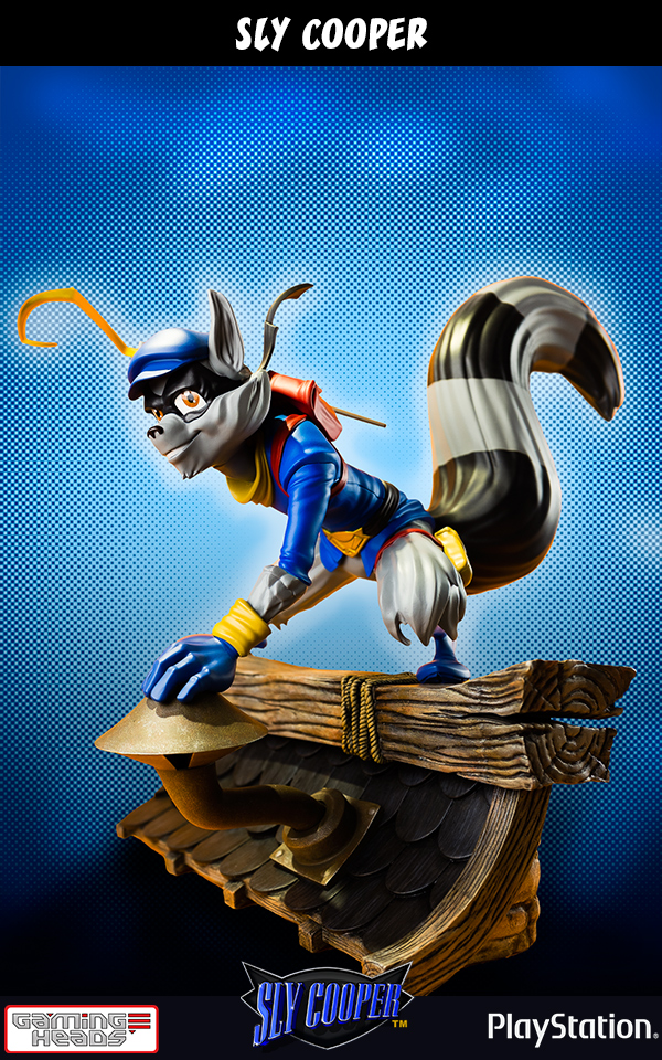 Action figure insider gaming heads presents sly cooper statue