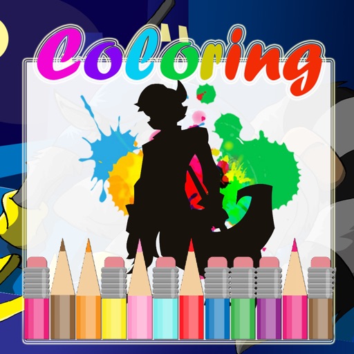 Coloring book kids game sly cooper edition by nuntapol phamornmarnop