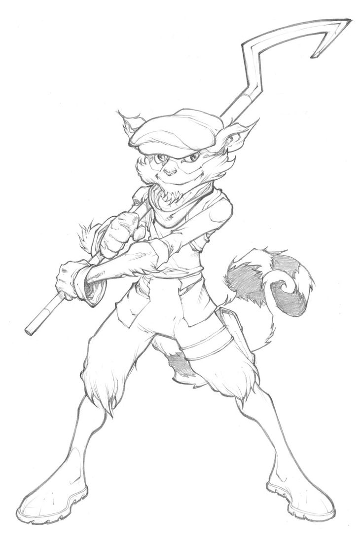 Sly cooper ic art sly art