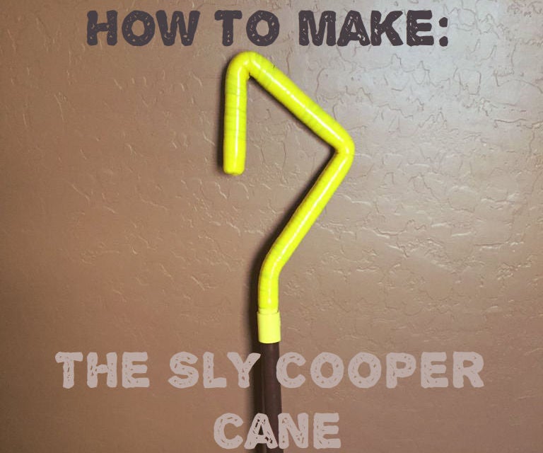 How to make a sly cooper cane steps