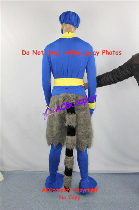 Sly cooper cosplay sly cooper cosplay costume incl big tail and big shoes cover