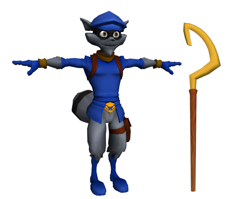 Sly cooper printable coloring book gamepro character modeling