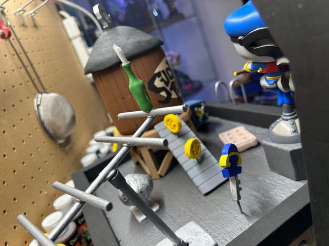 Sly cooper paris rooftop funko diorama rslycooper