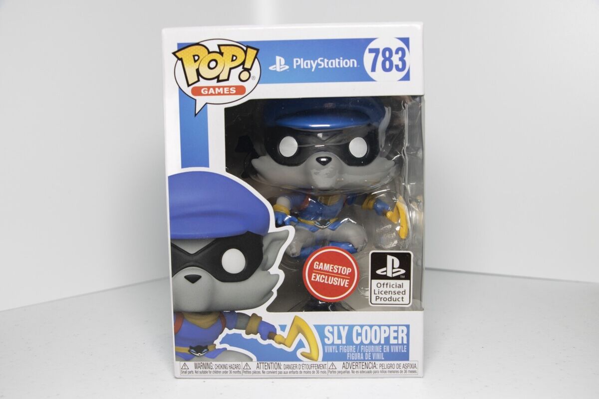 Funko pop games playstation sly cooper gamestop exclusive