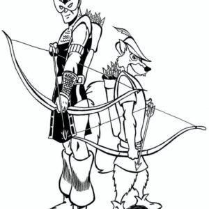 Hawkeye coloring pages printable for free download