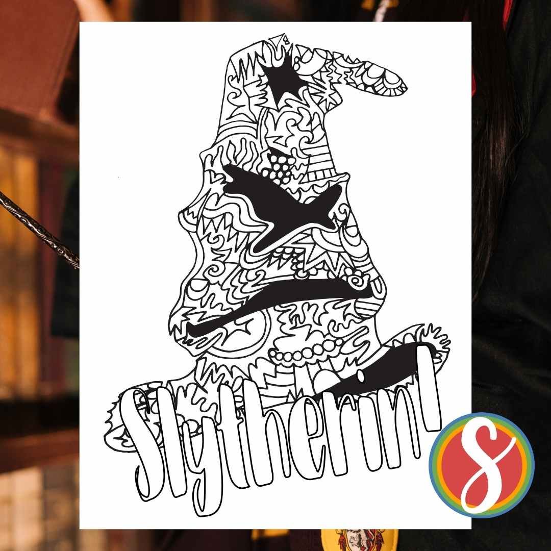 Free slytherin pages from hogwarts â stevie doodles