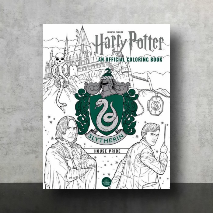 Jual harry potter slytherin house pride the official coloring book