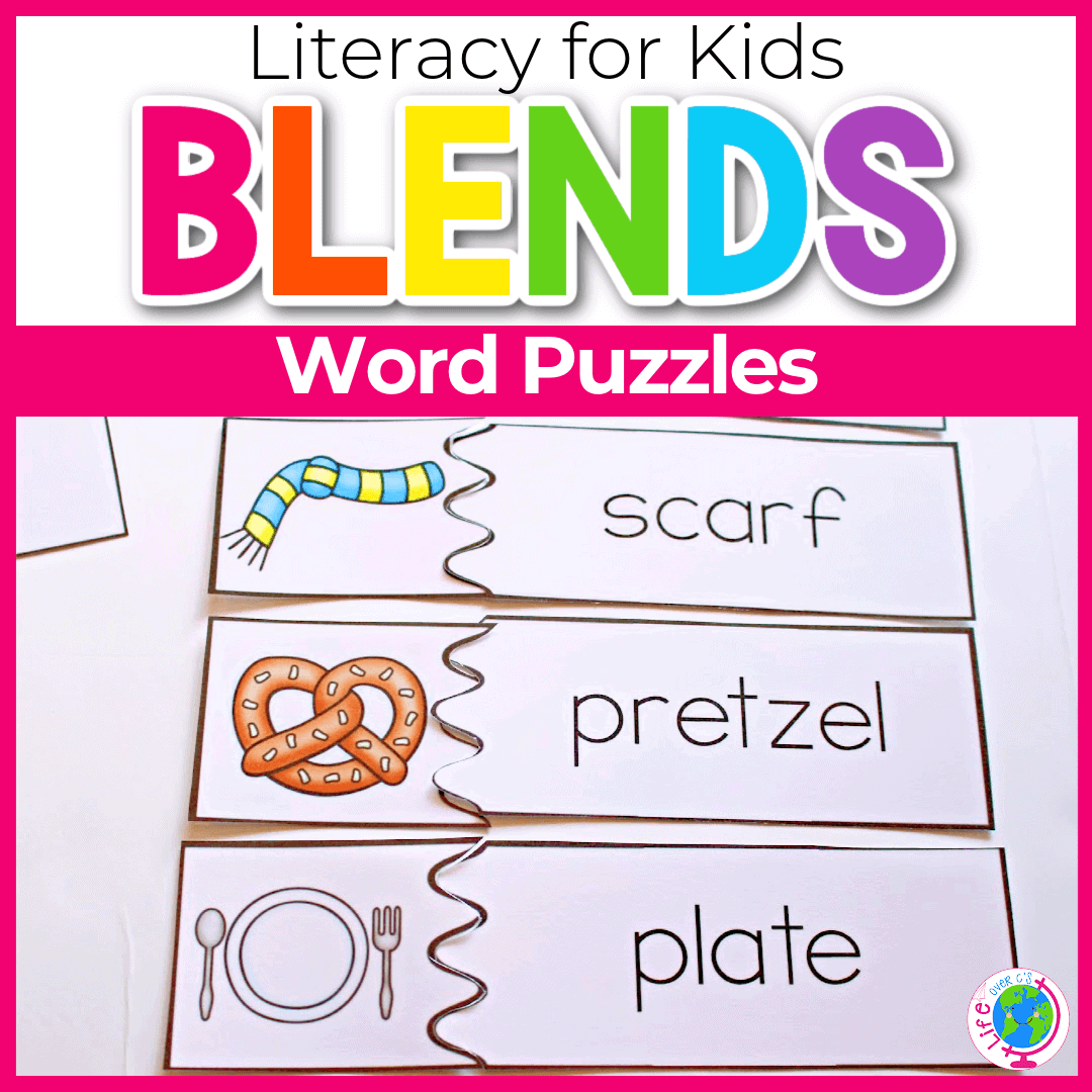 Free printable puzzles for beginning blends