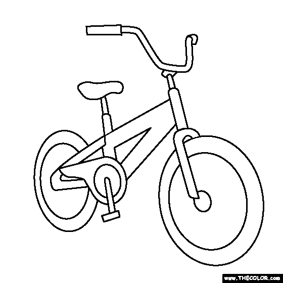 Free coloring page of a bike color in this picture of a bike and share it with others today bike drawing simple bike drawing coloring pages