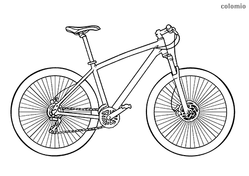 Bicycles coloring pages free printable bicycle coloring sheets