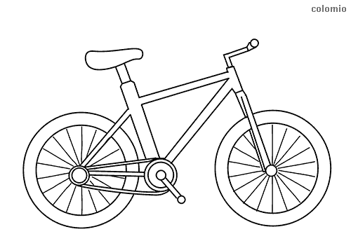 Bicycles coloring pages free printable bicycle coloring sheets