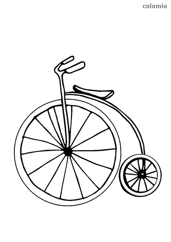 Bicycles coloring pages free printable bicycle coloring sheets