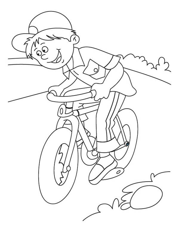 Little kid learn to ride bicycle colorg page colorg book pages colorg pages colorg books