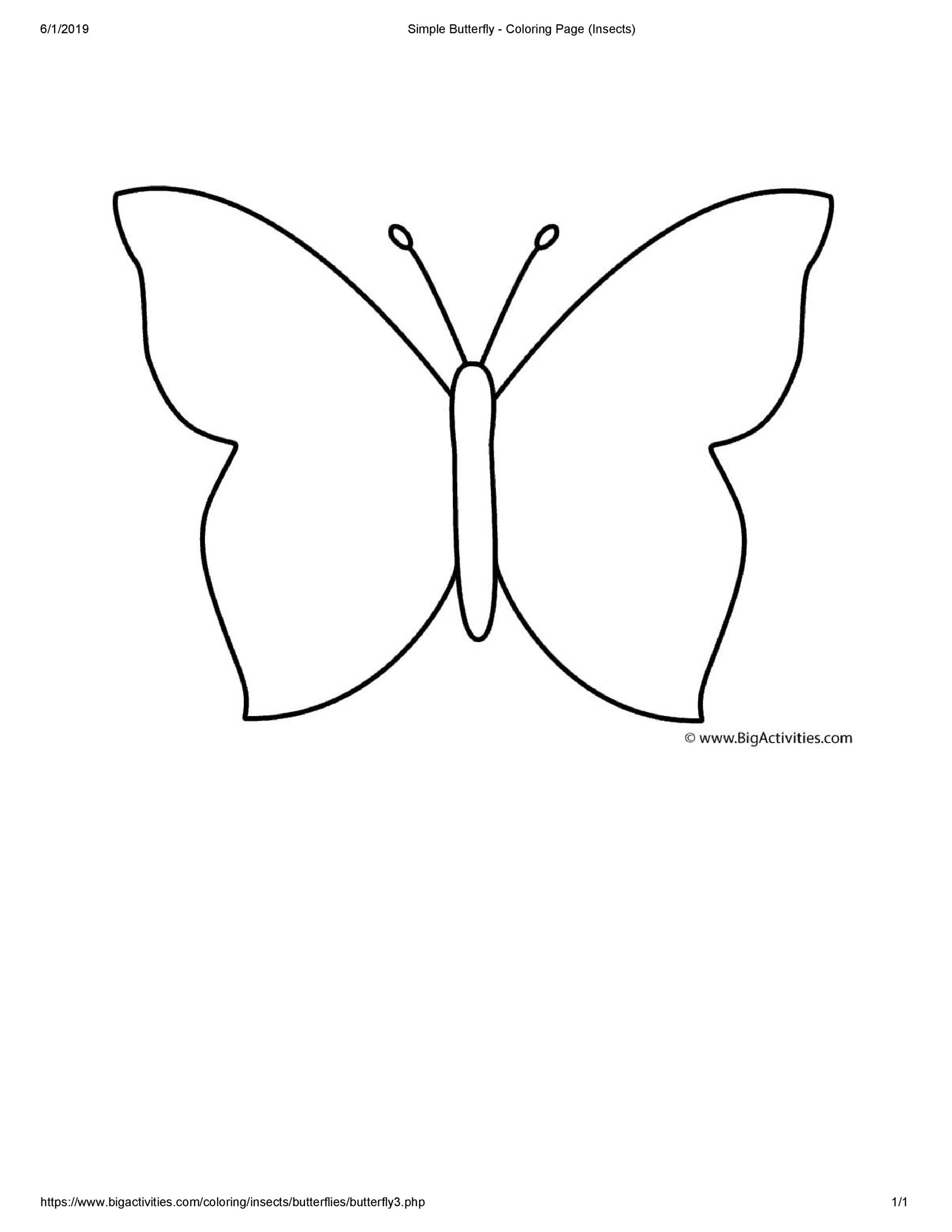 Printable cut out butterfly templates ð á