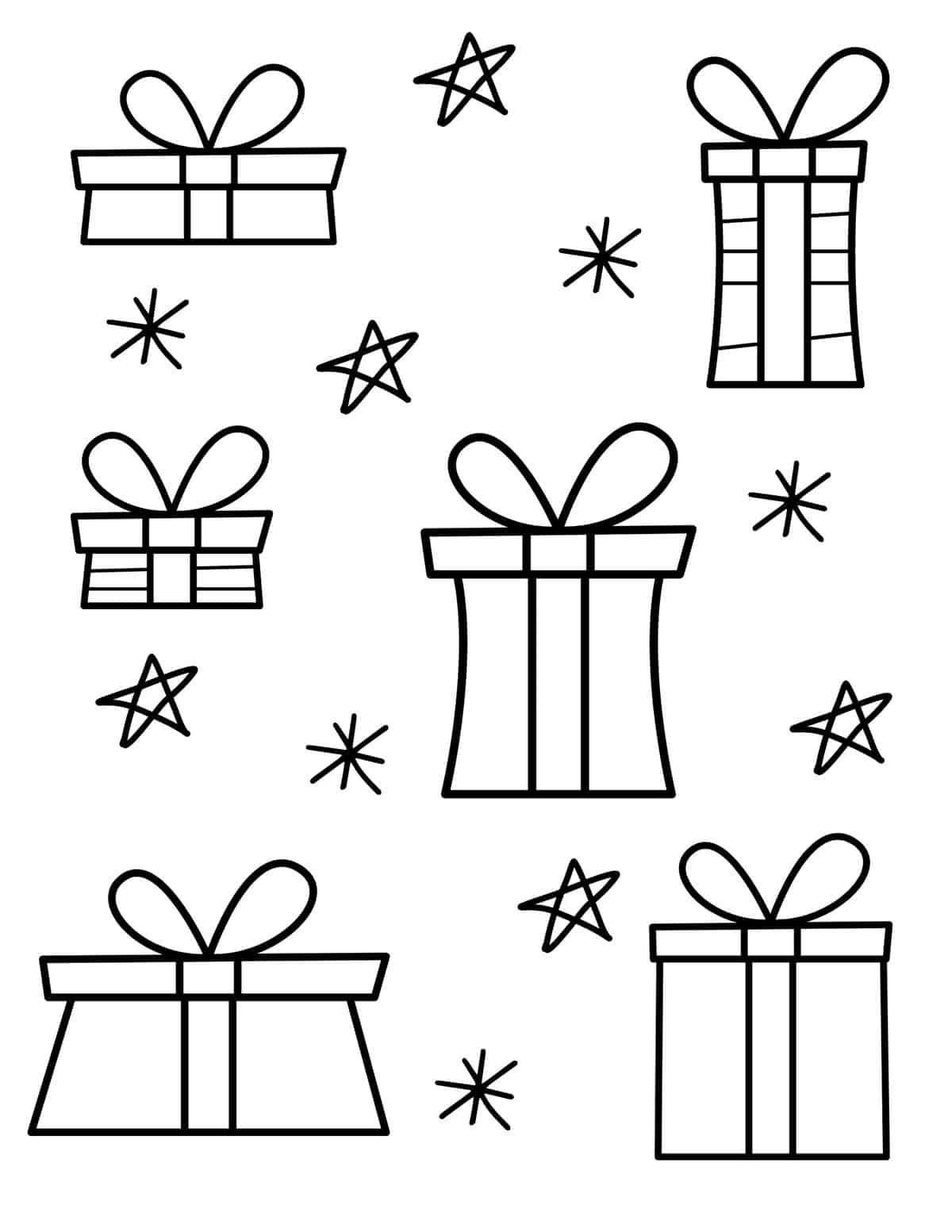 Free christmas coloring pages for kids