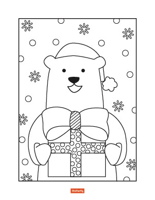 Christmas coloring pages for kids