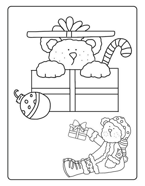 Christmas coloring pages