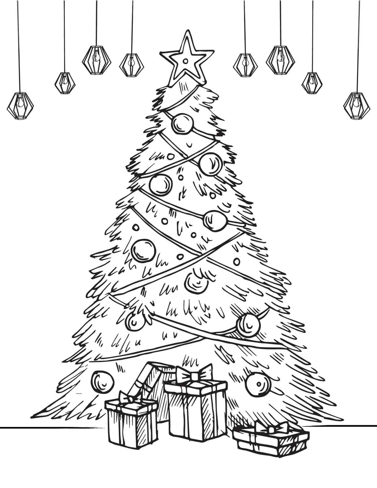 Free christmas coloring pages for kids