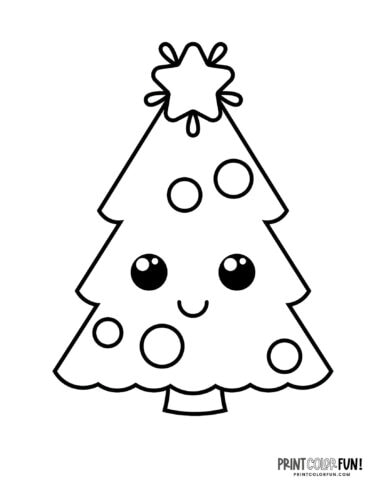 Christmas tree coloring pages clipart the ultimate free printable collection at