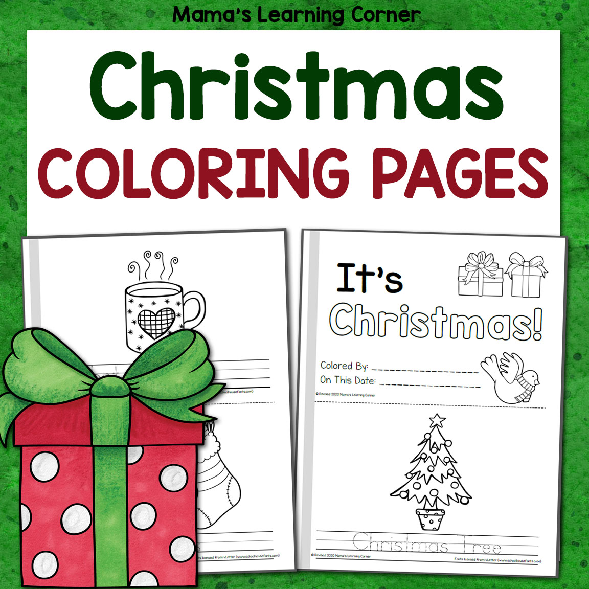 Christmas coloring pages