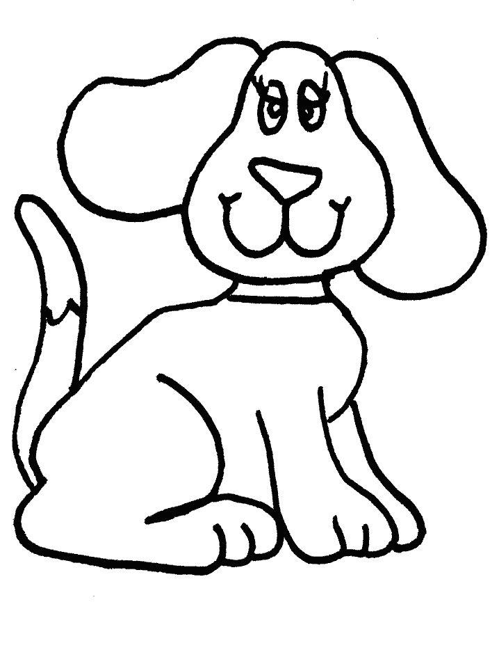 Dog coloring pages for kids