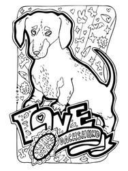 Hakuun small dog pet coloring book pages liittyvã kuvituskuva