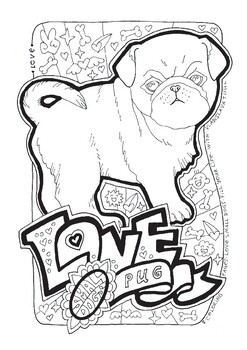 Coloring pages small dogs by fill your life vt tpt