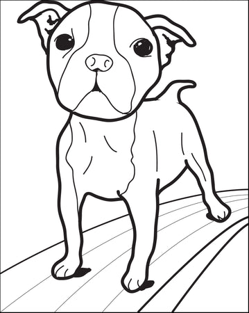 Free dogs coloring pages for kids