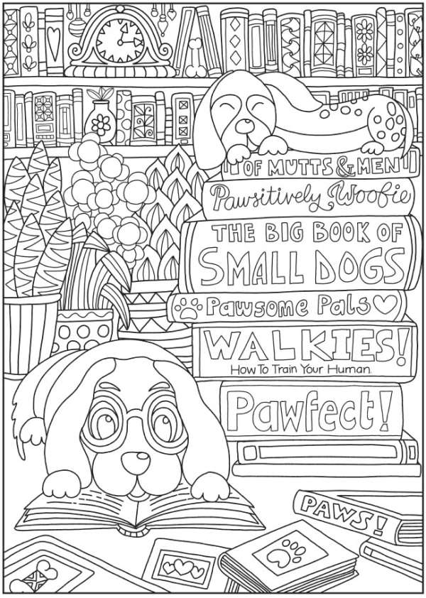 Free cat and dog coloring pages â