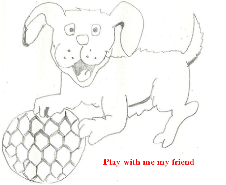 Cartoon dogs coloring printable pages for small kids