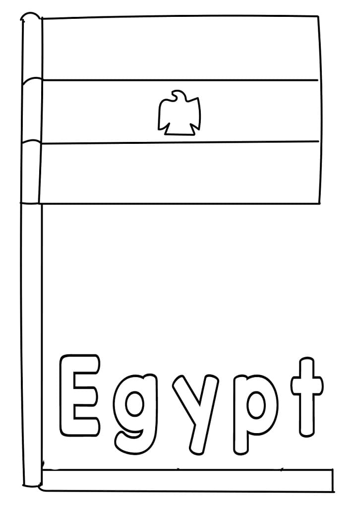 Egypt flag fãrbung seite