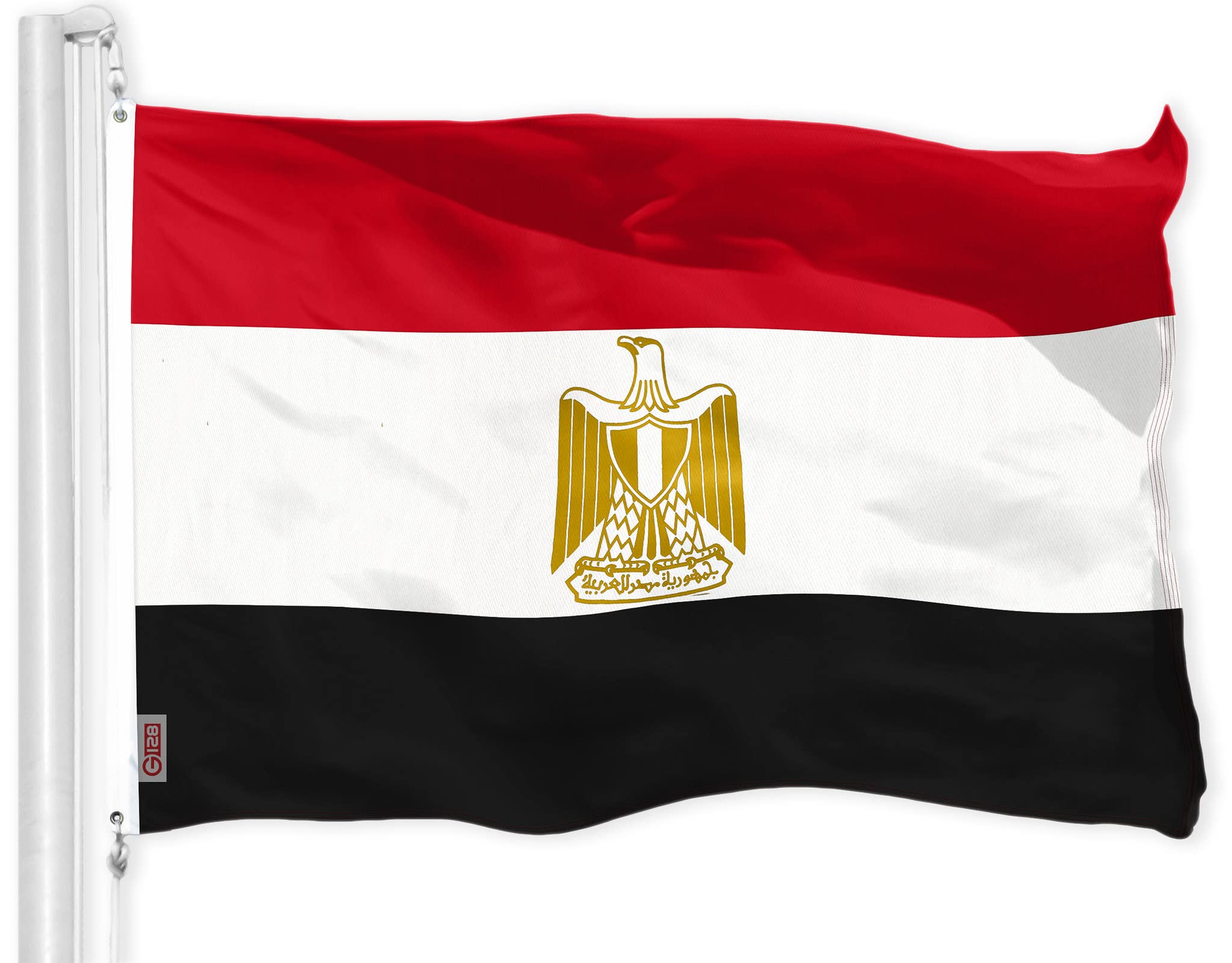 G egypt egyptian flag x ft liteweave pro series printed d polyester country flag indooroutdoor vibrant colors brass grommets thicker and more durable than d d polyester