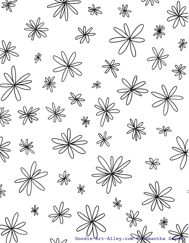 Flower coloring pages