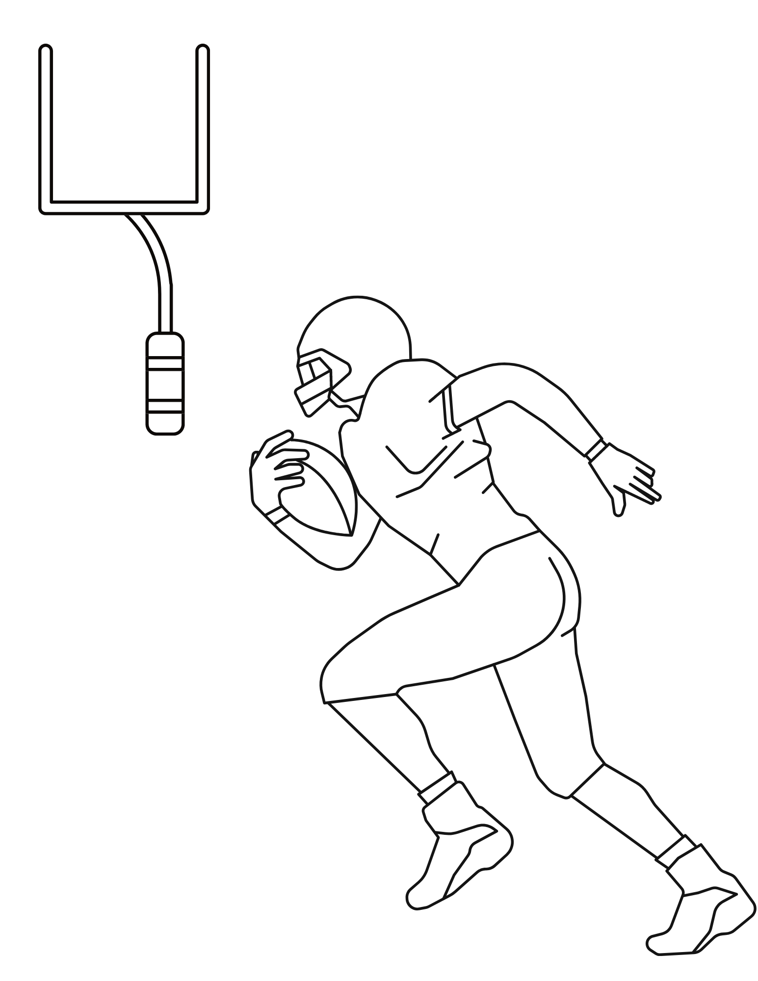 Free printable football coloring pages for kids