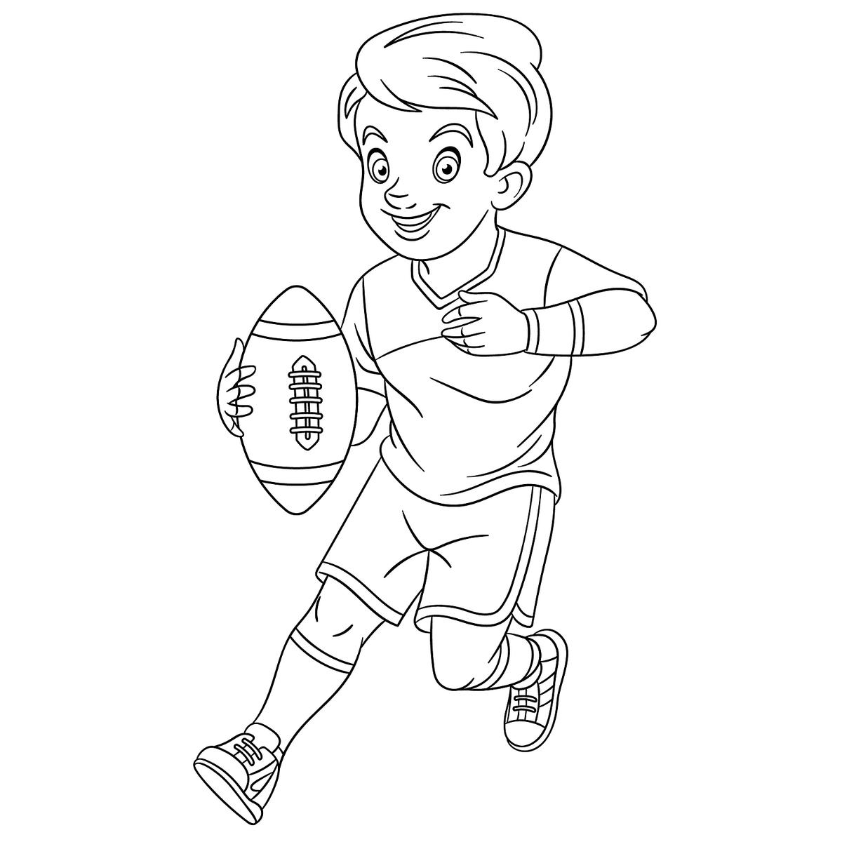 Football coloring pages printable sports coloring activity pages to entertain kids during the game printables mom